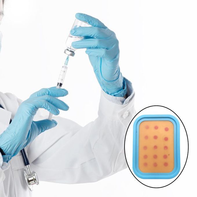 Silicone Human Skin Injection Pad Training Model Nurse Student A