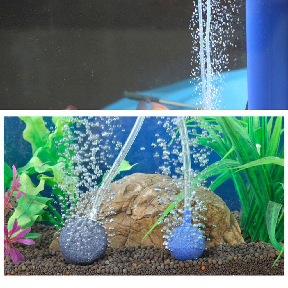 Energy-saving Aquarium Airpump Solar Powered Oxygenator Water Oxygen Pump-blue-100*80*38mm