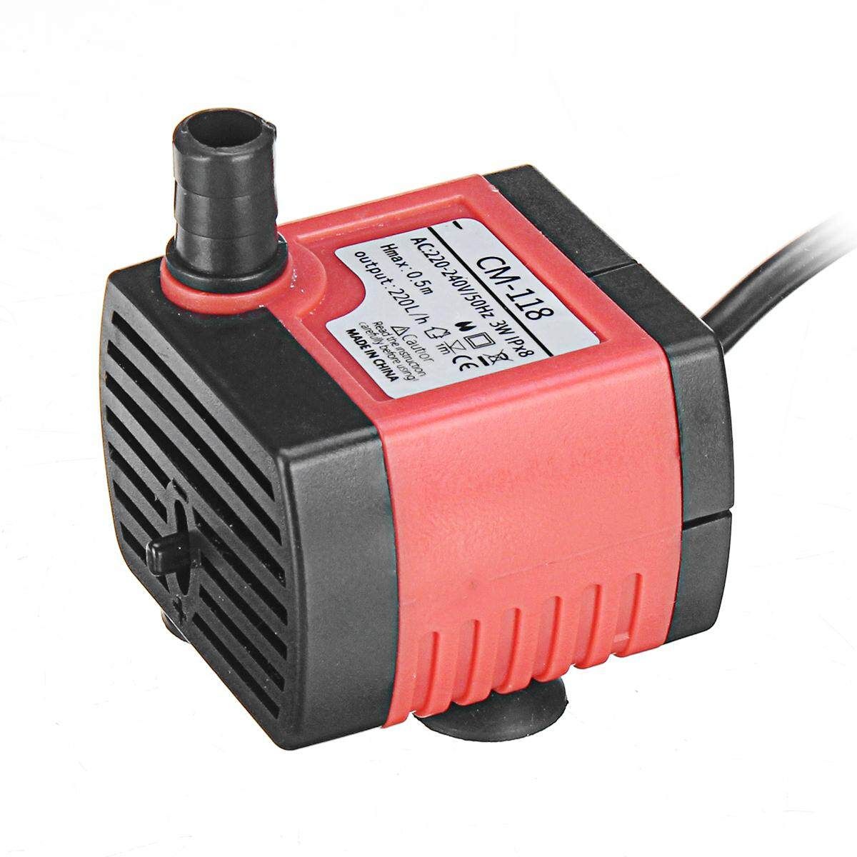 65W Submersible Water Pump Fish Tank Aquarium Pond Fountain Spout Feature Pump