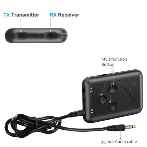2IN1 Wireless Bluetooth Receiver Transmitter Audio Adapter