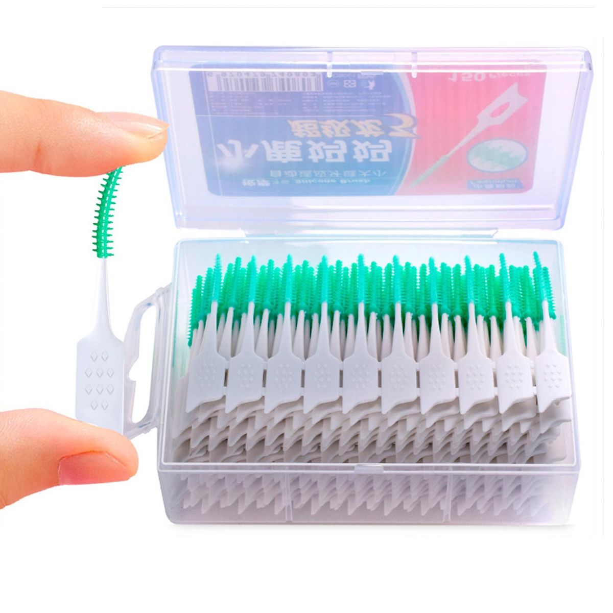 150pcs Toothpick Soft Silicone Tooth Picks Dental Floss Interdental Brush Teeth Stick Dental Hygiene Tools