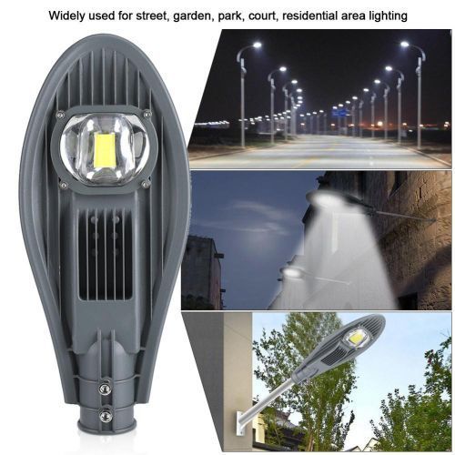 Hot LED Road Street Flood Light Lamp For Outdoor Garden Yard Lamp Lighting 85-265V (50W  White)