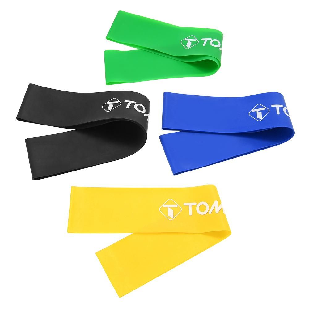 TOMSHOO 17Pcs Resistance Bands Set Workout Fintess Exercise Rehab Bands Loop Bands Tube Bands Door Anchor Ankle Straps Cushioned Handles with Carry Bags for Home Gym Travel