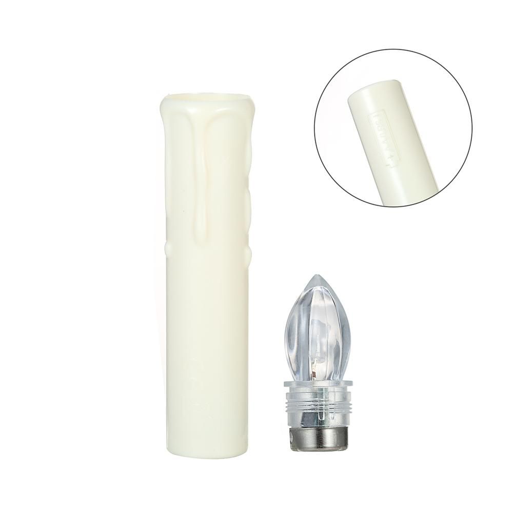 20 PCS Flameless Candles with Remote Control Realistic Warm White LED Candles Battery Powered Christmas Tree Flickering Taper Candle Lights with Clips for Wedding Party Decoration