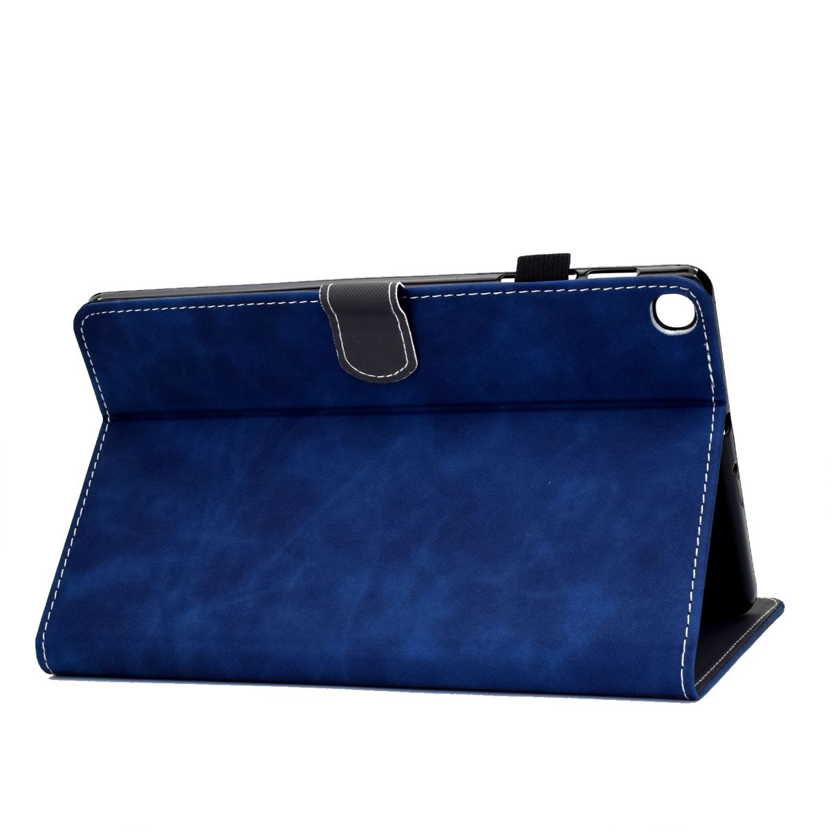 For Samsung Galaxy Tab A7 Lite T220 Leather Case (Blue)