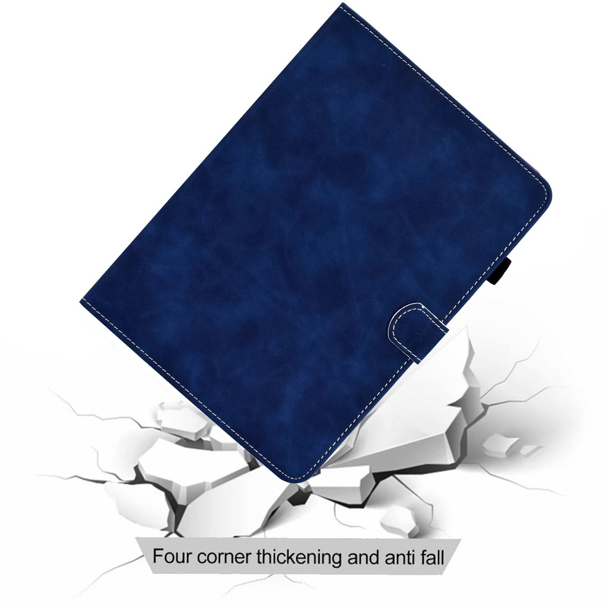 For Samsung Galaxy Tab A7 Lite T220 Leather Case (Blue)