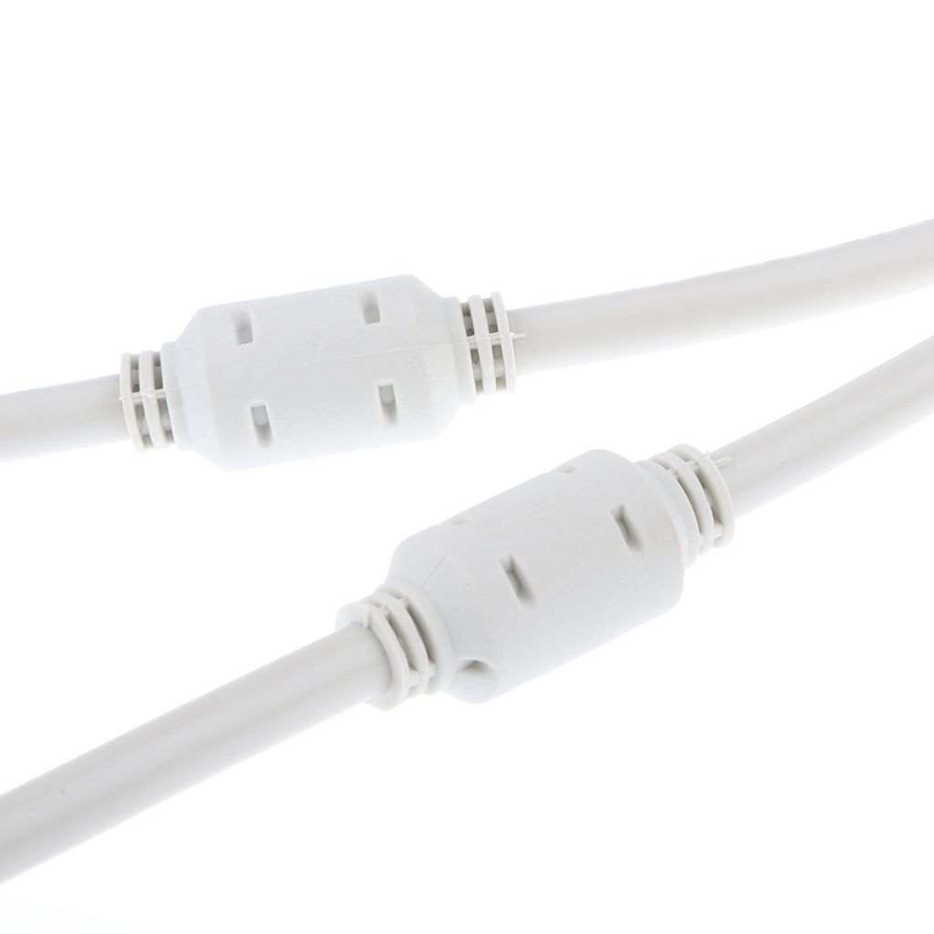 15Pin VGA 1 Male To Dual 2 VGA Female Monitor Y Adapter Splitter Video
