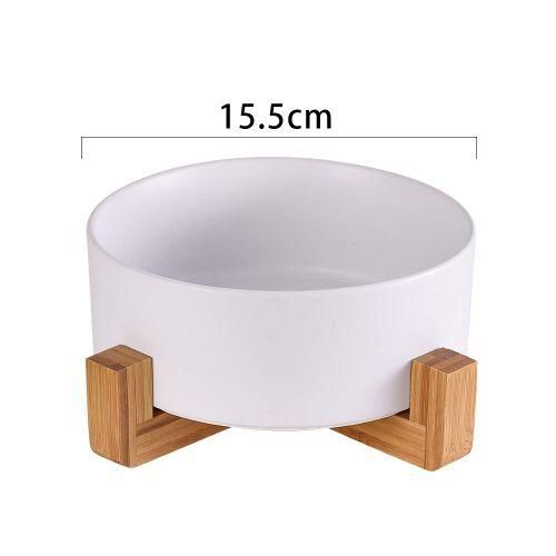 Cat Bowls, Kitten Bowl For Food And Water, Raised Ceramic