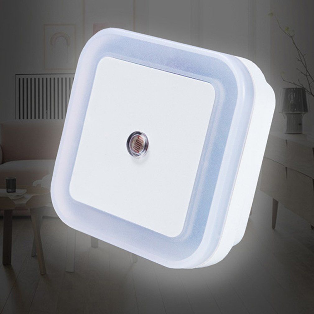 Intelligent LED Induction Lamp Square Shape Wall Light Nightlight Bedroom-White