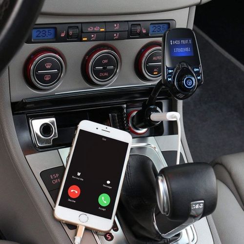 T11 Multifunction Wireless Car MP3 Player / Bluetooth / FM Transmitter With Free Dashboard Polish