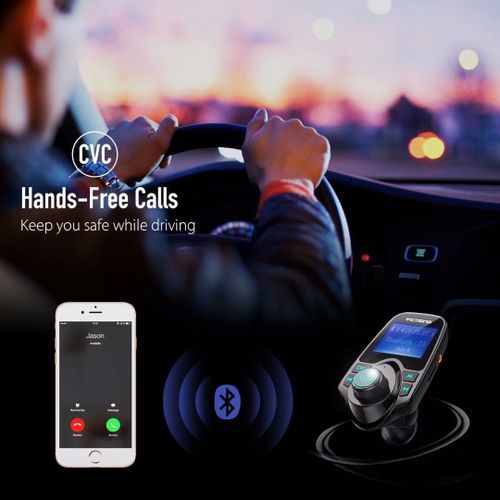 T11 Multifunction Wireless Car MP3 Player / Bluetooth / FM Transmitter With Free Dashboard Polish