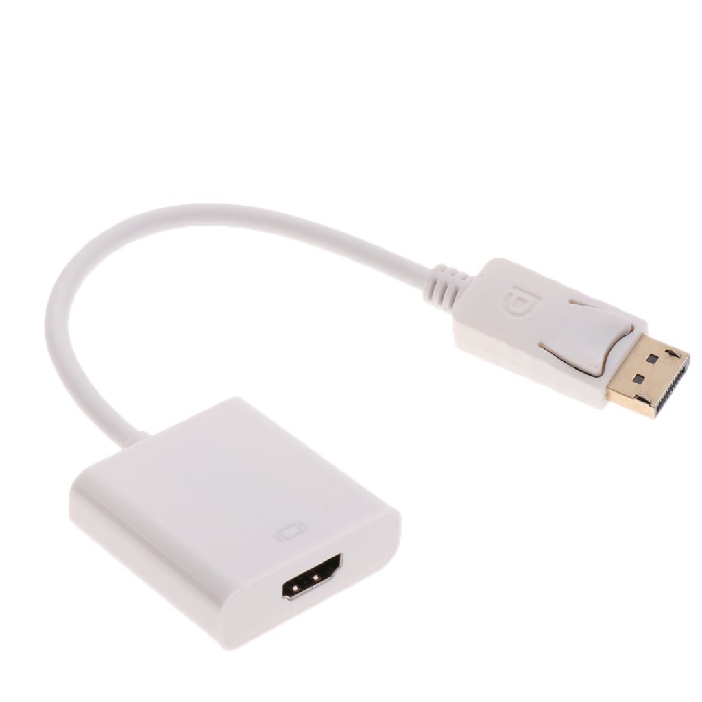 Display Port Male To HDMI Female Adapter Cable Converter For White