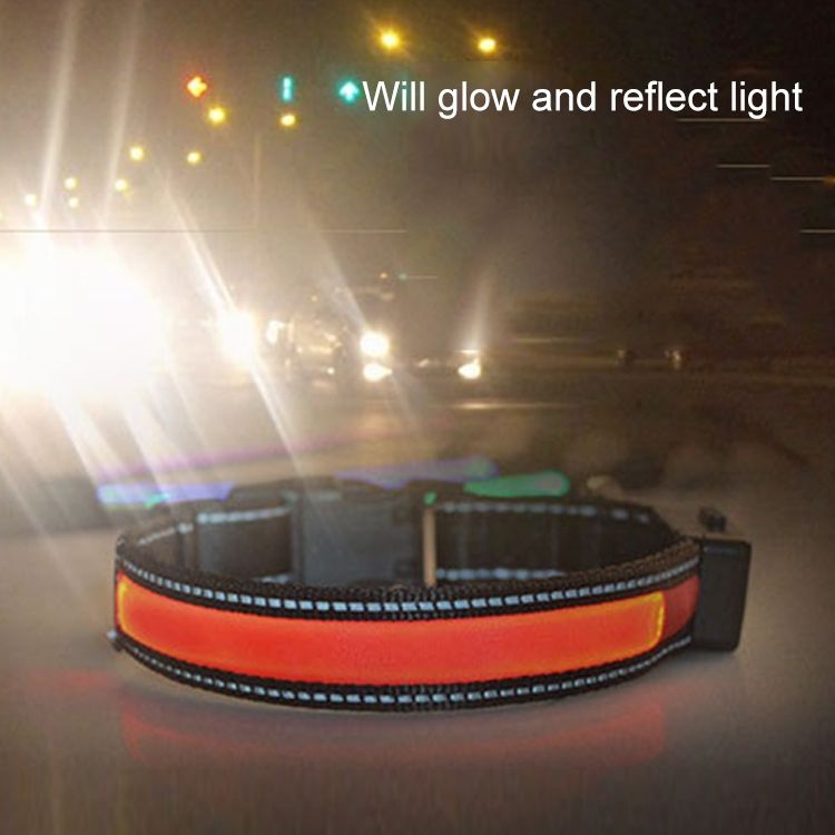 Pet Solar + USB Charging LED Light Collar
