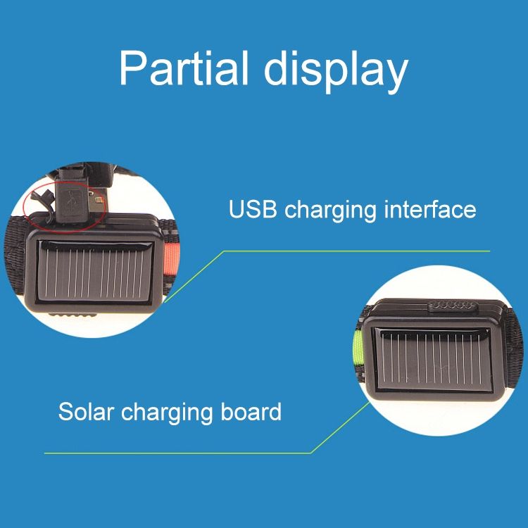 Pet Solar + USB Charging LED Light Collar