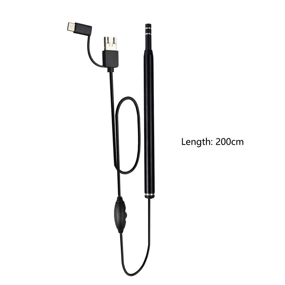 1 Set Borescope Camera Borescope Endoscope Camera Accessory Black