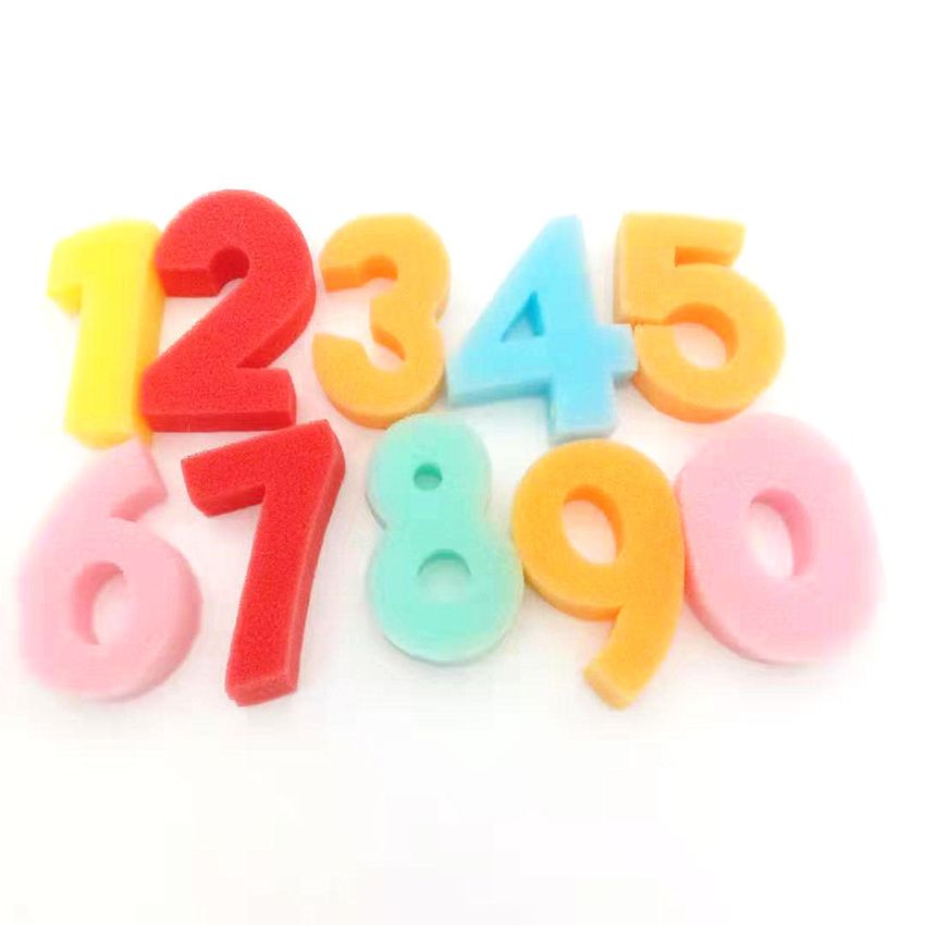 36 Pieces Alphabets Sponge Foam Painting Brush Kids