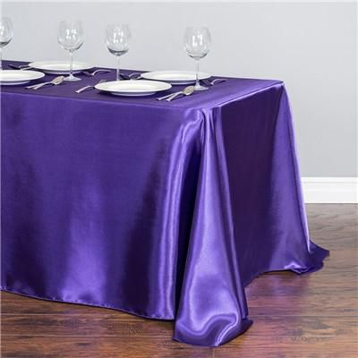 Table Cloth Rectangular Satin Tablecloth-228X330