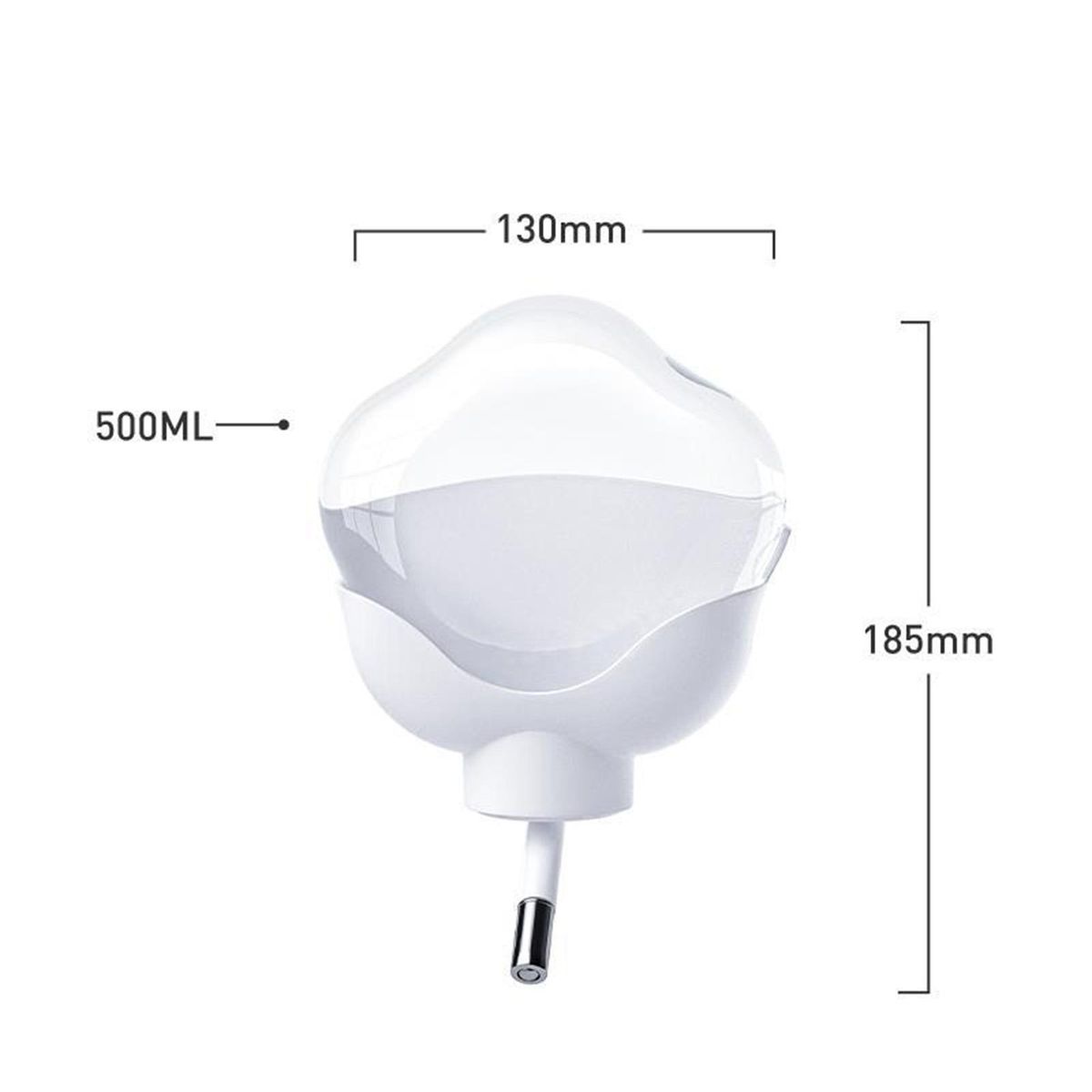 Hamster Water Bottle Automatic Hanging Pet Water Dispenser White