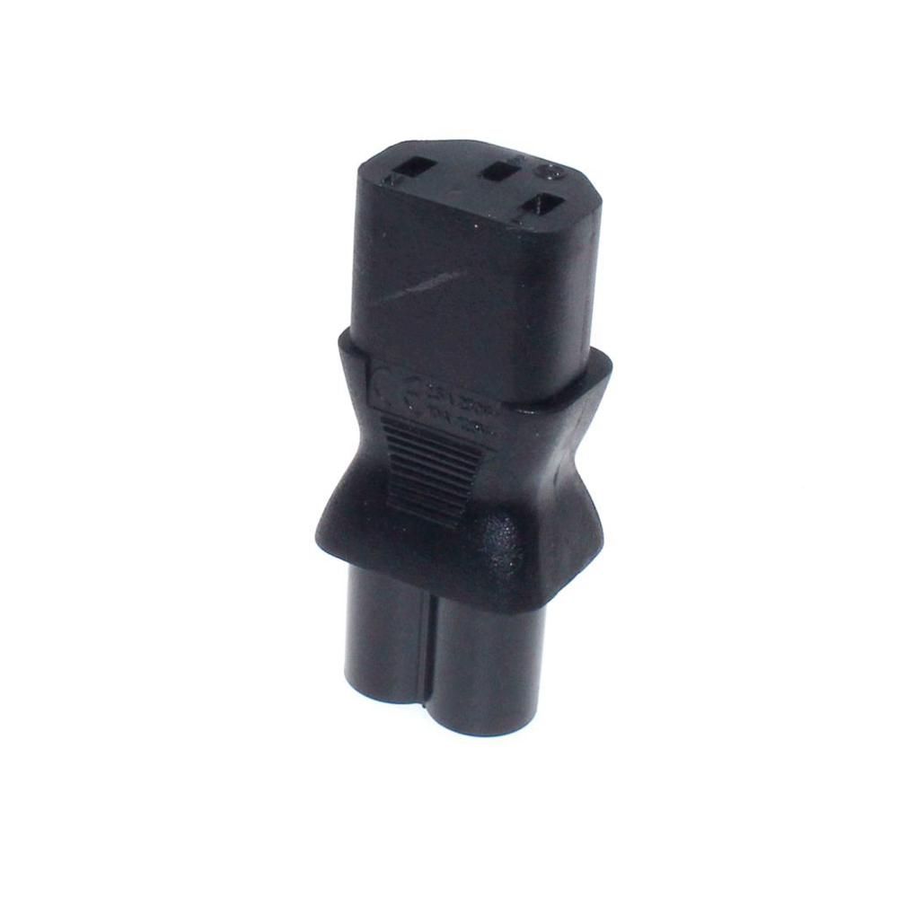 IEC 320 C13 3Pole Female To C6 Male AC Power Converter C13-C6 Adapter 10A 250V