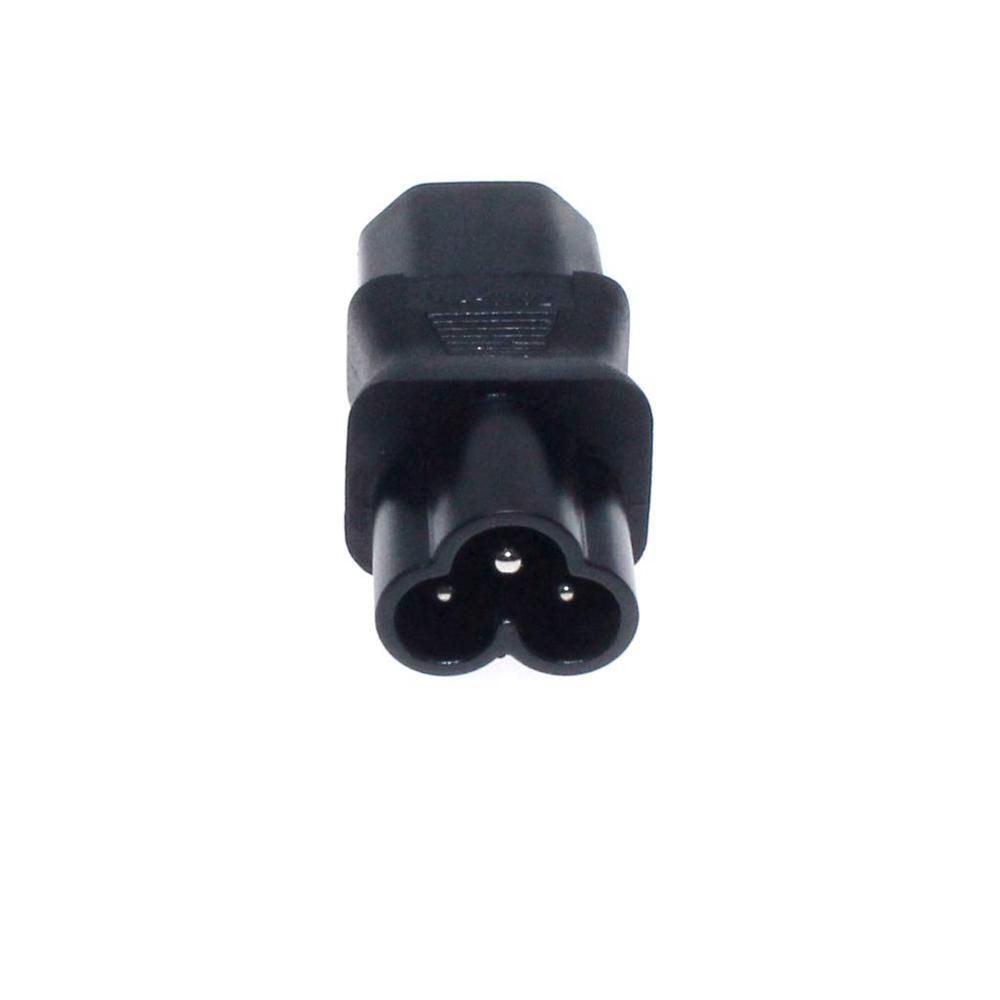 IEC 320 C13 3Pole Female To C6 Male AC Power Converter C13-C6 Adapter 10A 250V