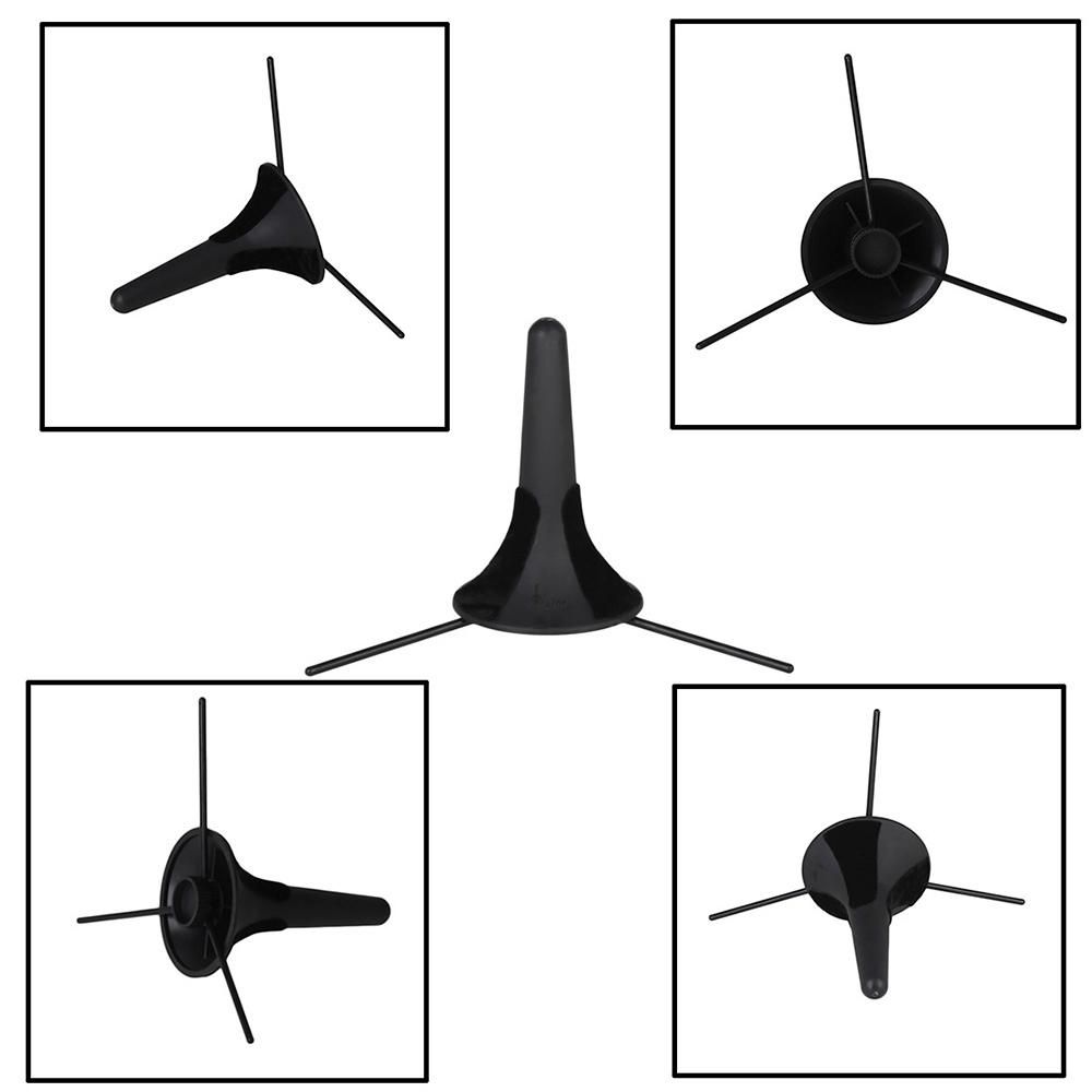 Portable Trumpet Tripod Stand Holder Support ABS Material with Detachable Metal Leg