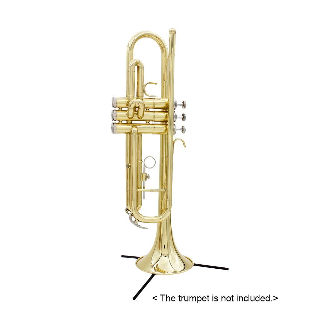 Portable Trumpet Tripod Stand Holder Support ABS Material with Detachable Metal Leg