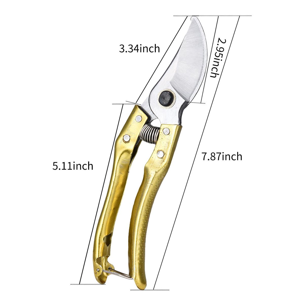 Secateurs Steel Blade Pruning Shears with Ergonomic Handles Gardening Pruning Scissors Bonsai Cutters Professional Gardening Hand Tool Scissors Kit for Plants Rose Flowers Fruit Christmas Tree