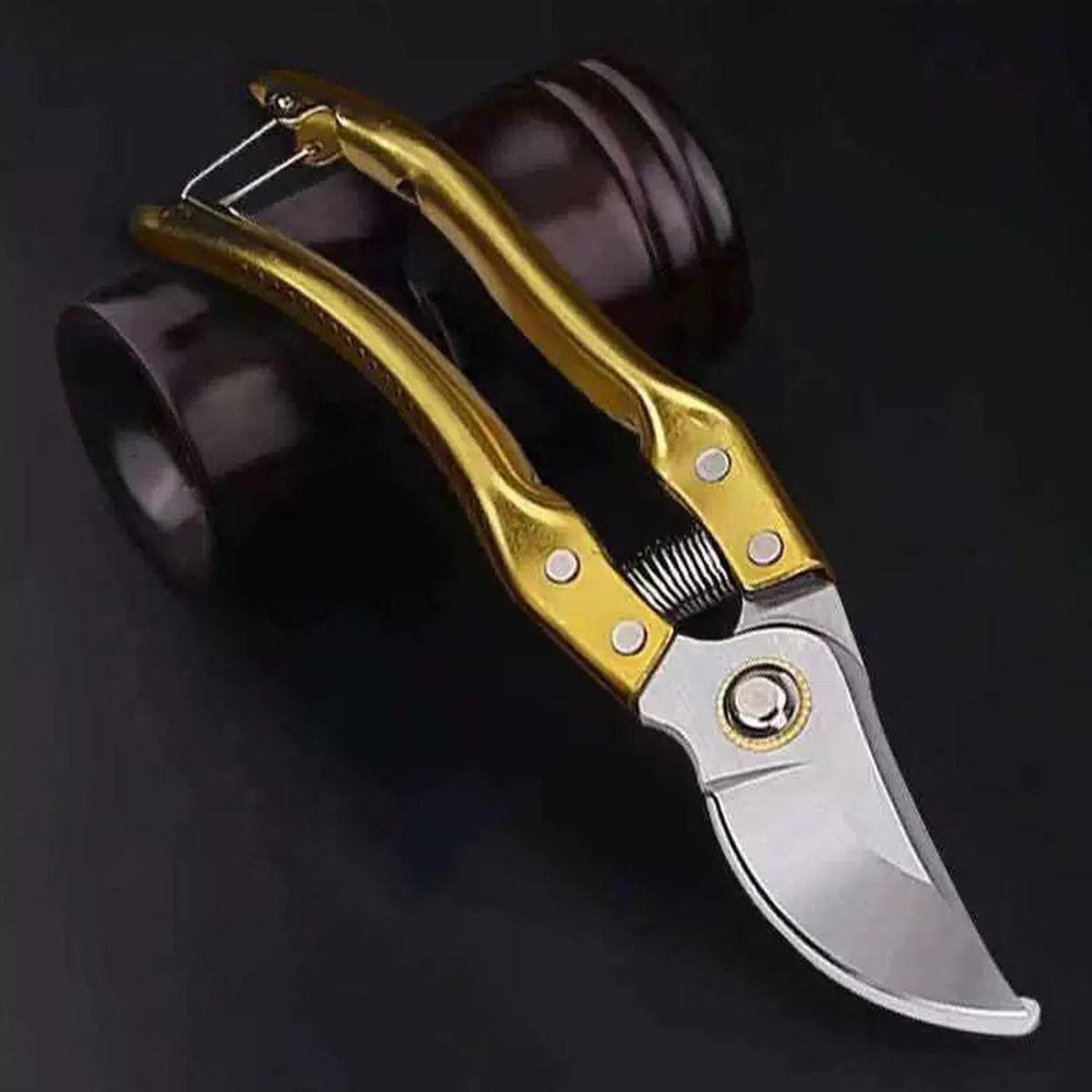 Secateurs Steel Blade Pruning Shears with Ergonomic Handles Gardening Pruning Scissors Bonsai Cutters Professional Gardening Hand Tool Scissors Kit for Plants Rose Flowers Fruit Christmas Tree
