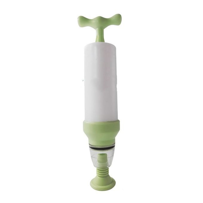 Su Tion Pump Plasti  Food Preservation Bag Sea  Bag Su Tion Manual Pump-green-16.8*3.8 Cm