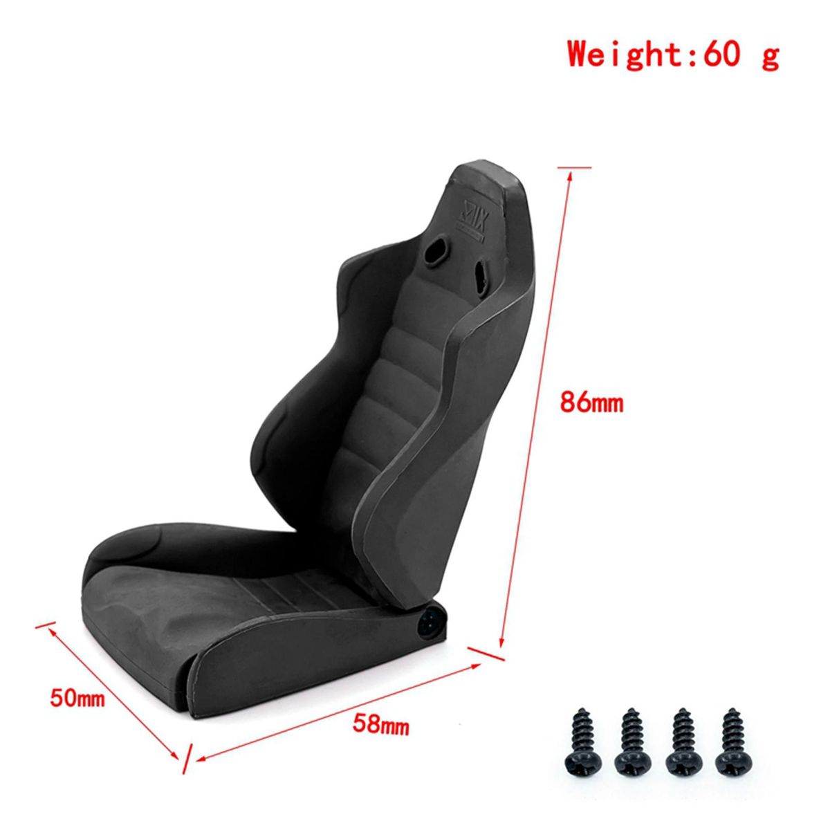 RC Car Driver Seat Car Decoration Replacement for 1/10 SCX10 III WRAITH RR10 TRAXXAS TRX4 RC Car