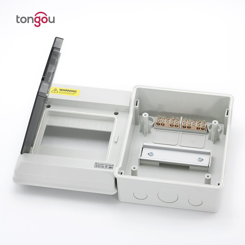 6 Ways IP66 PC Waterproof Distribution Box Switch Box
