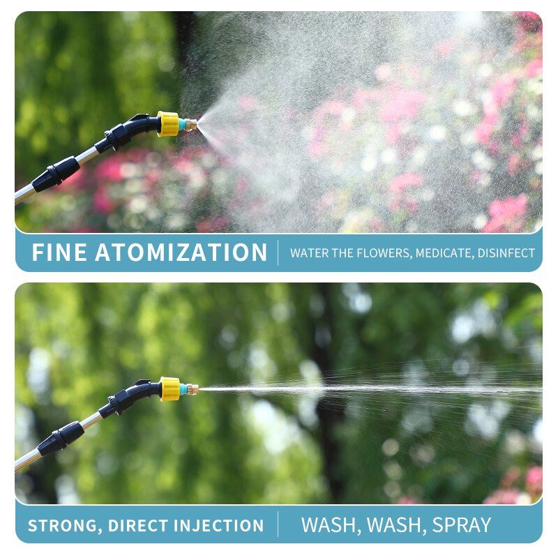 5L Electric Sprayer Garden Automatic Atomizing USB Rechargeable Plant Sprayer Spray Bottle Sprinkler Garden Irrigation Blue