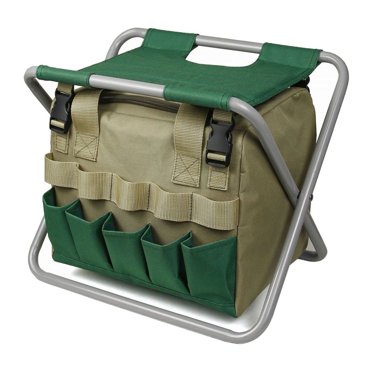 Gardening Stool Organizer Folding Garden Seat With