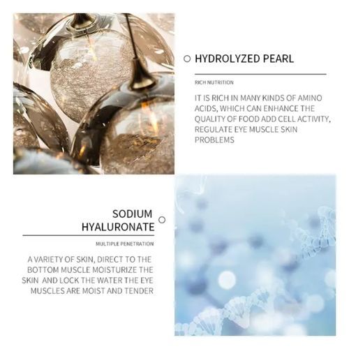 Eye Serum.Hydrolyzed Pearl Yeast & Hyaluronic Acid Eye Serum.( Dark Circle Remover Eye Serum)