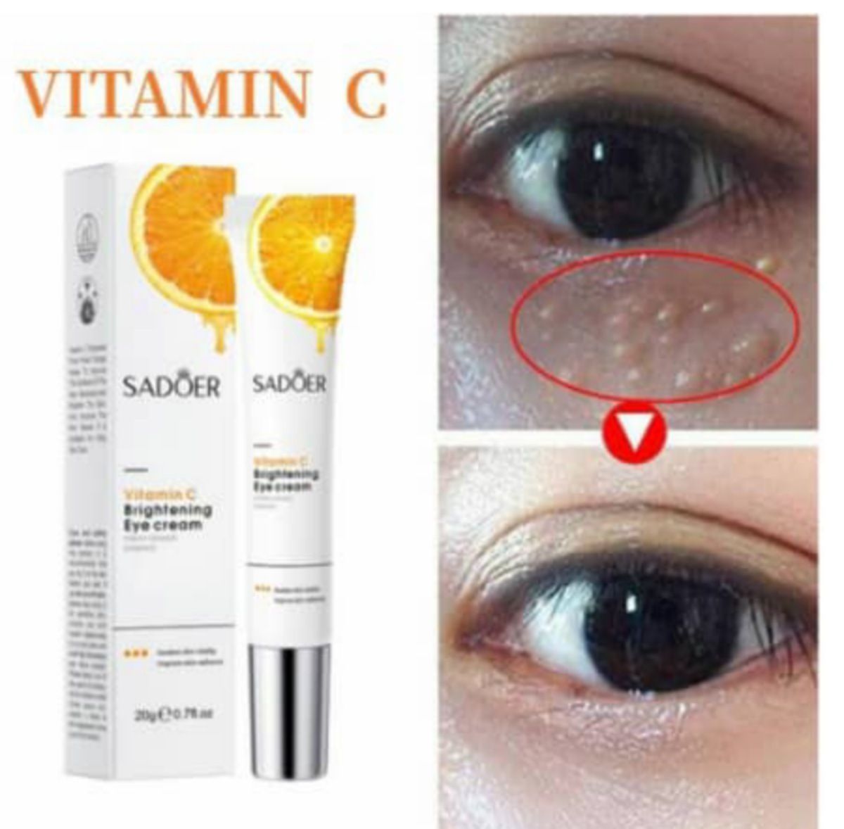 VITAMIN C BRIGHTENING EYE CREAM(DARK & FINE LINES CIRCLE REMOVER)