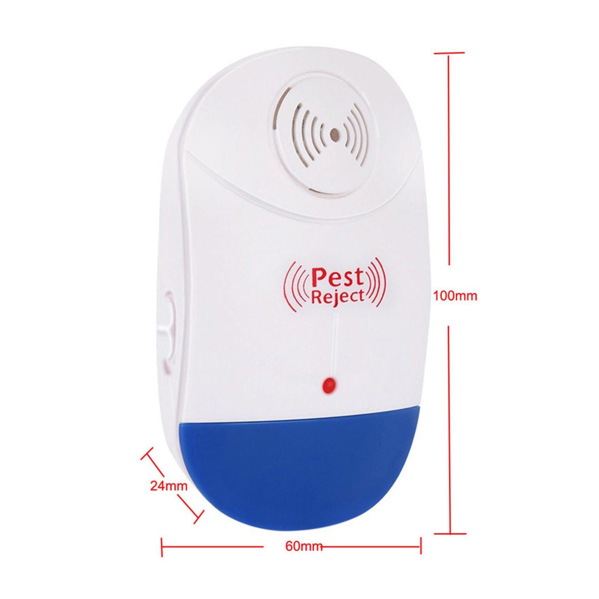 1 Pack Upgrade Pest Repeller Plug-in Pest Control Reject Anti Mice, Mosquitos, Insects, Bugs, Ants, Spiders, Roaches, Rodents, Rats for Indoor use