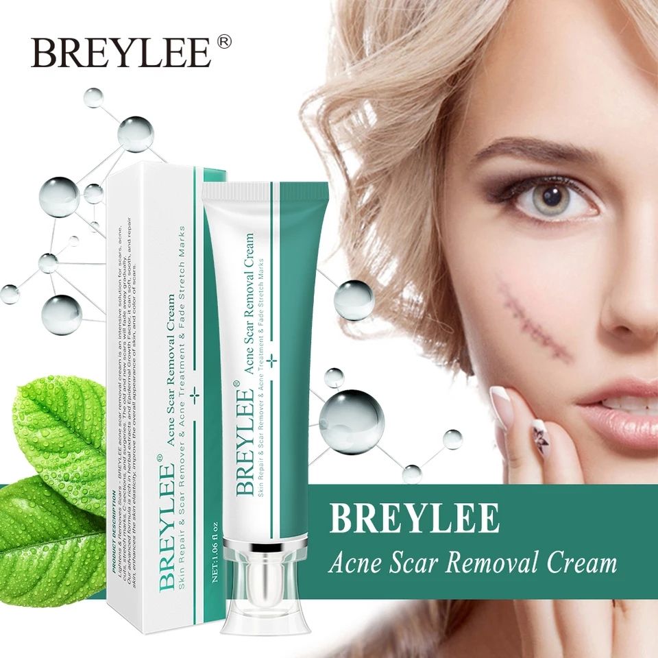 Breylee Acne Scar Removal Cream. - Skin Repair And Scar Remover / Acne Treatment / Stretch Mark Cream