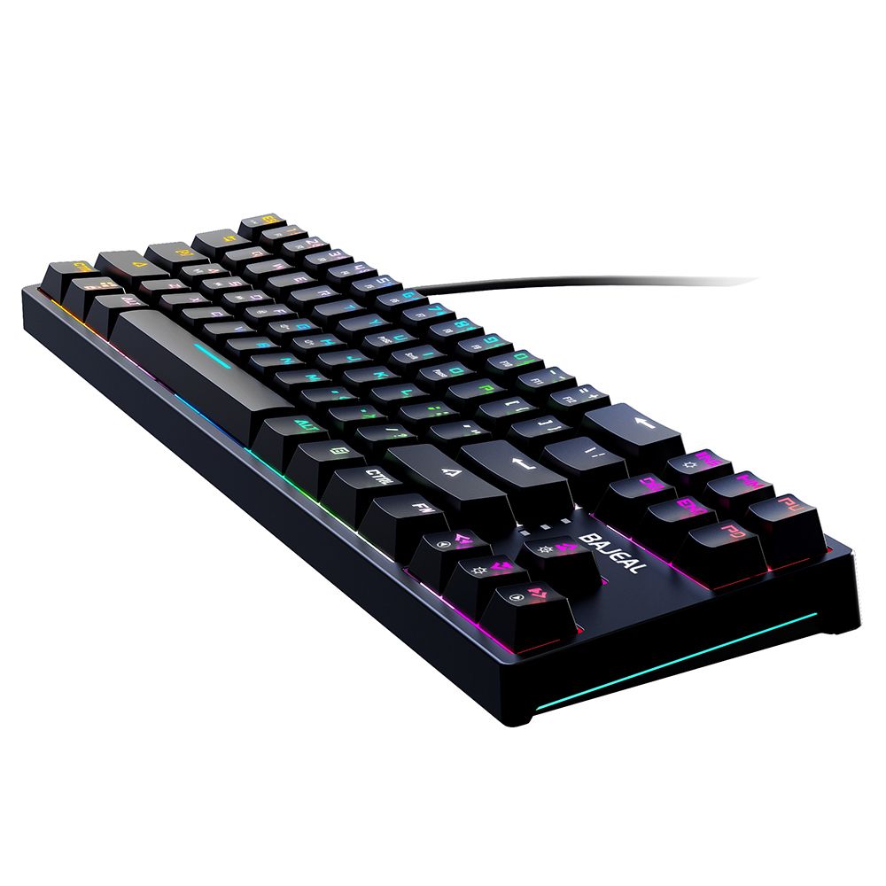 K71 Wired Mechanical Keyboard 71 Keys Gaming