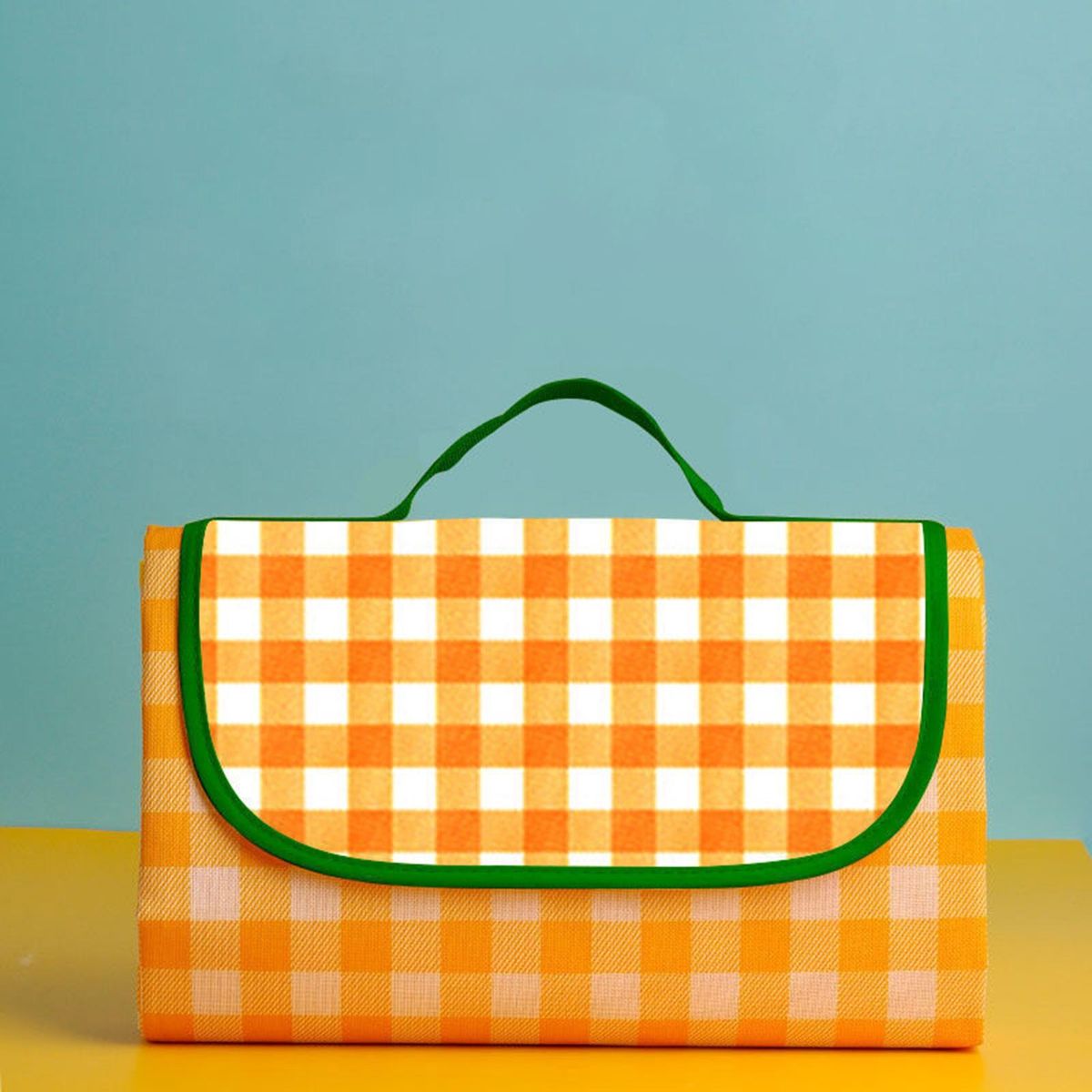 Beach Blanket Picnic Blanket Outdoor Camping Cloth Mat Yellow