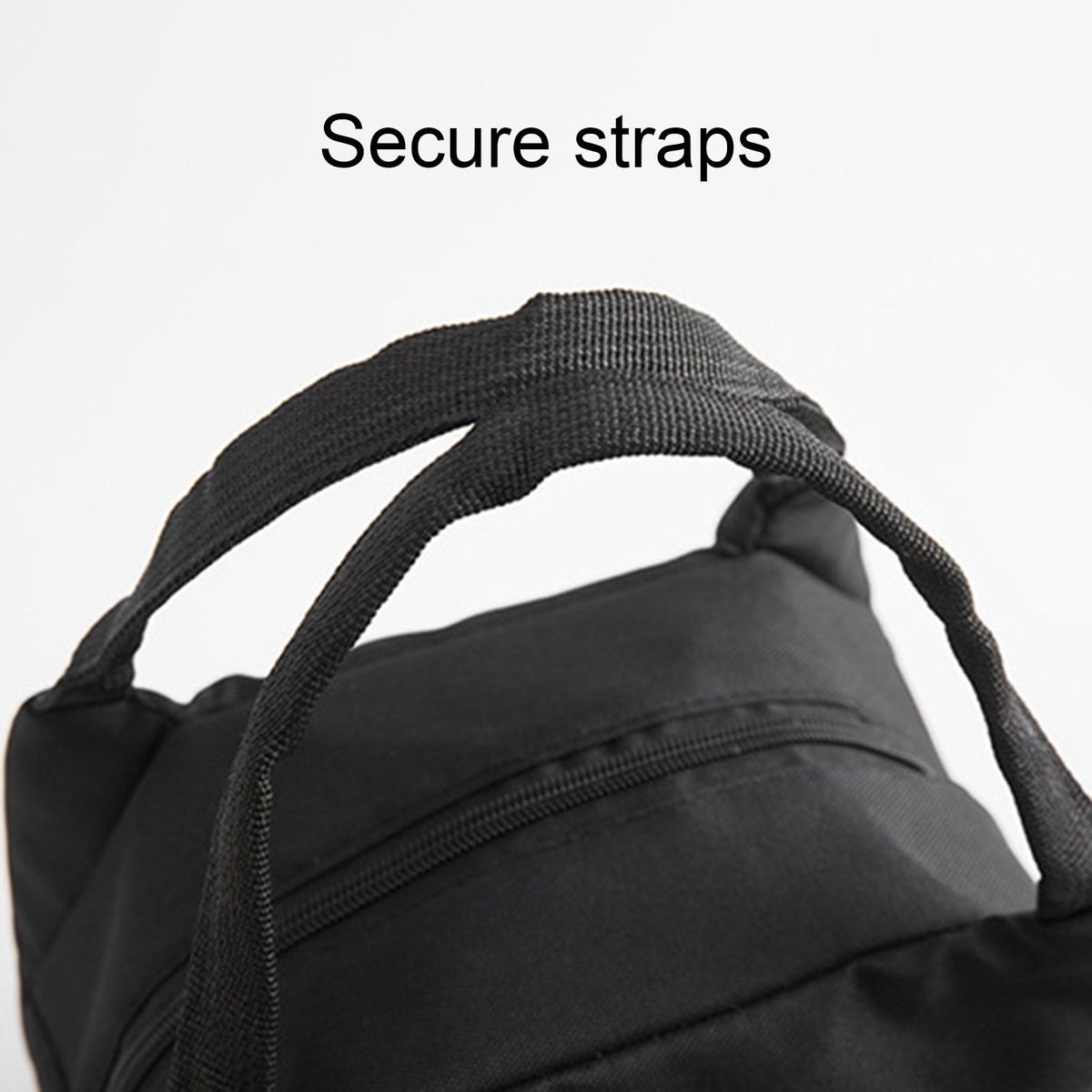 Lunch Box Bag Simple Thermal Insulation Lunch Box Tote Bag Black