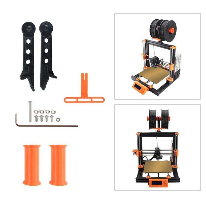 Filament Bracket For 2 Spool Filament Support Bracket For PLA ABS TPU