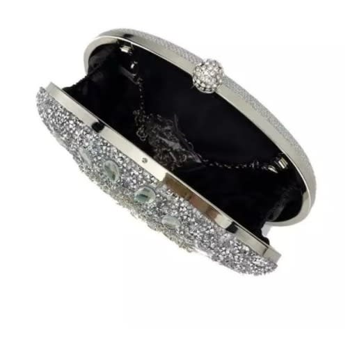 Ladies Clutch Purse - Silver
