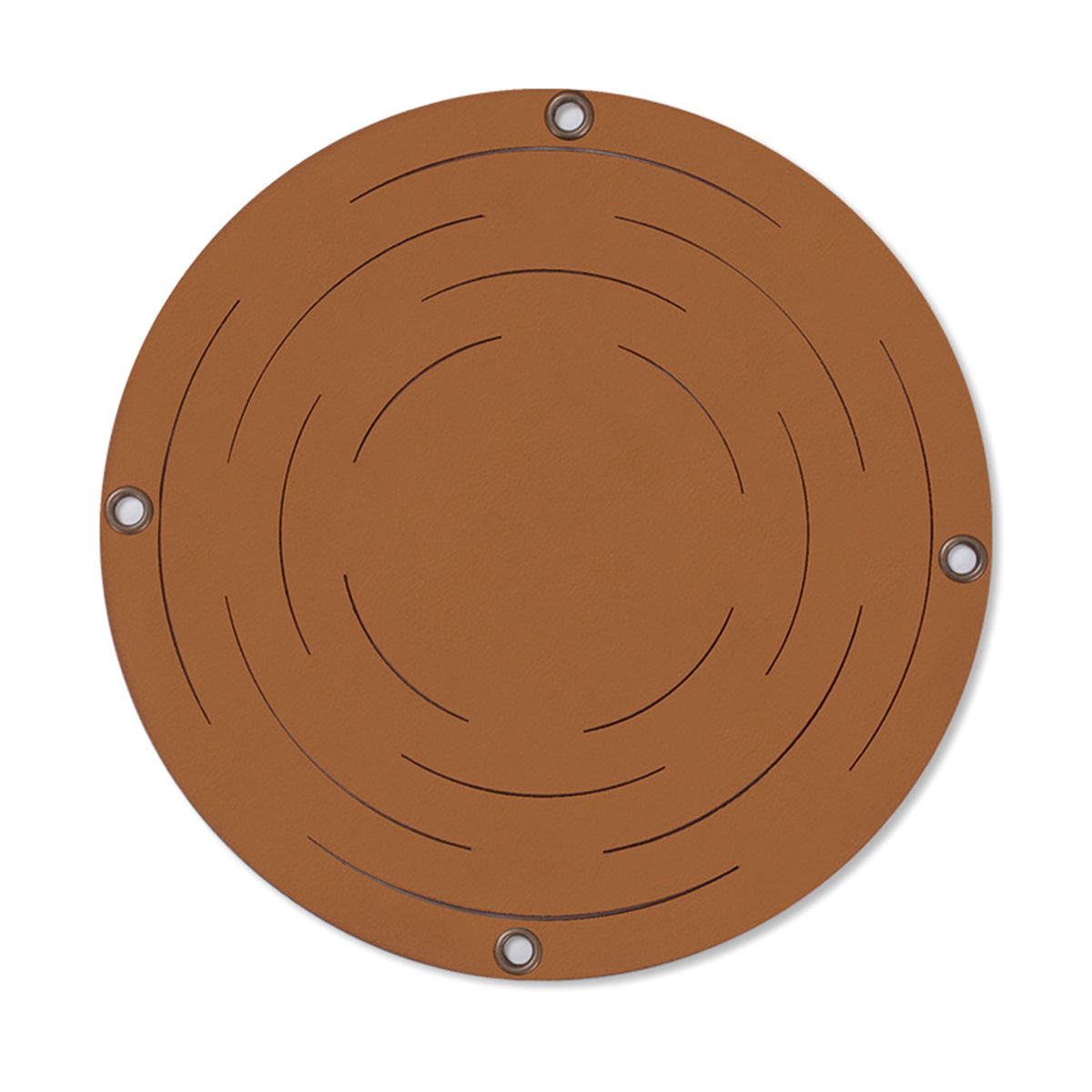 Hanging Basket Multifunctional Hollow Faux Leather-Brown