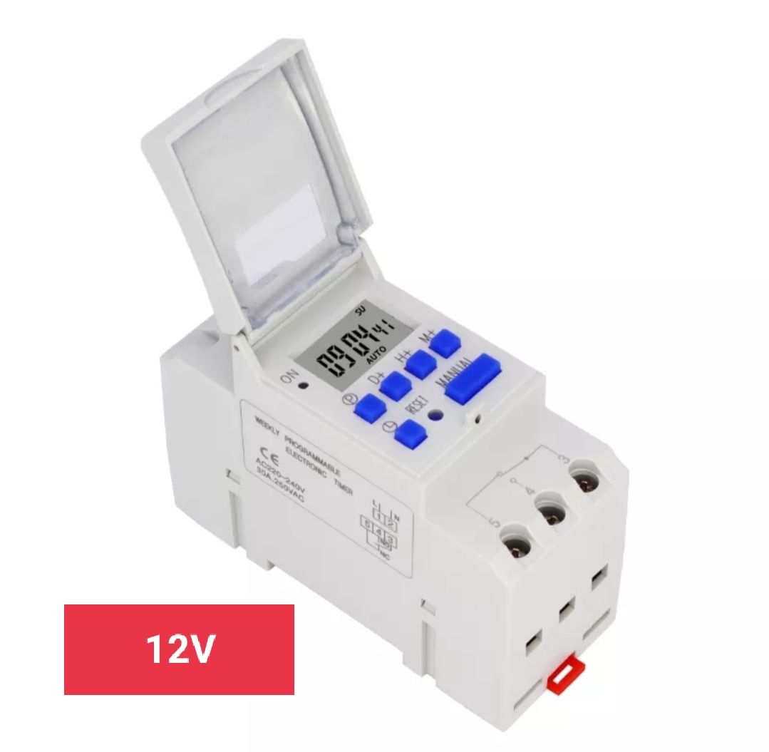 DC Timer Switch Relay Automatic Programmable 12V