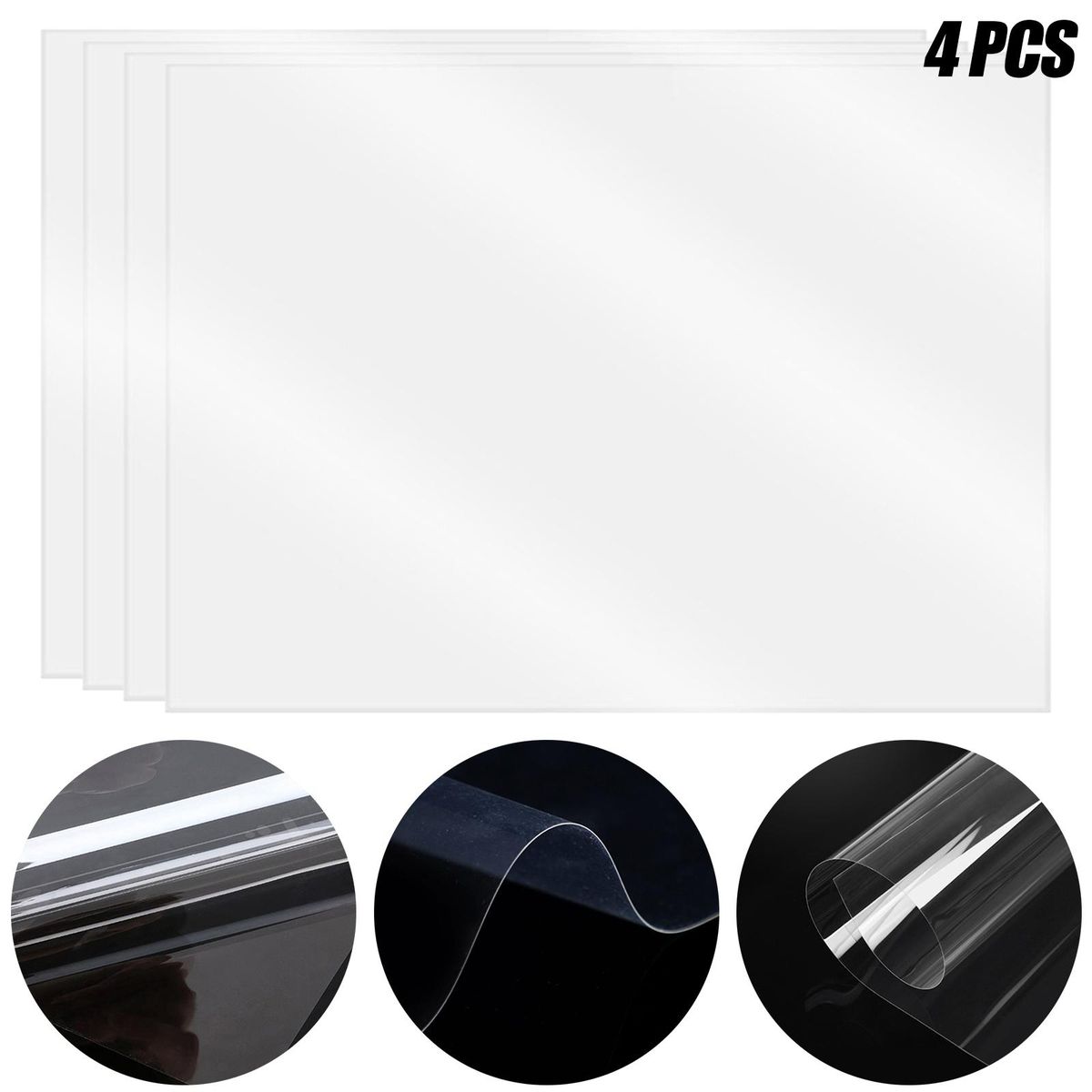10 Pieces High Transmittance FEP Release Film 280x200 Mm For