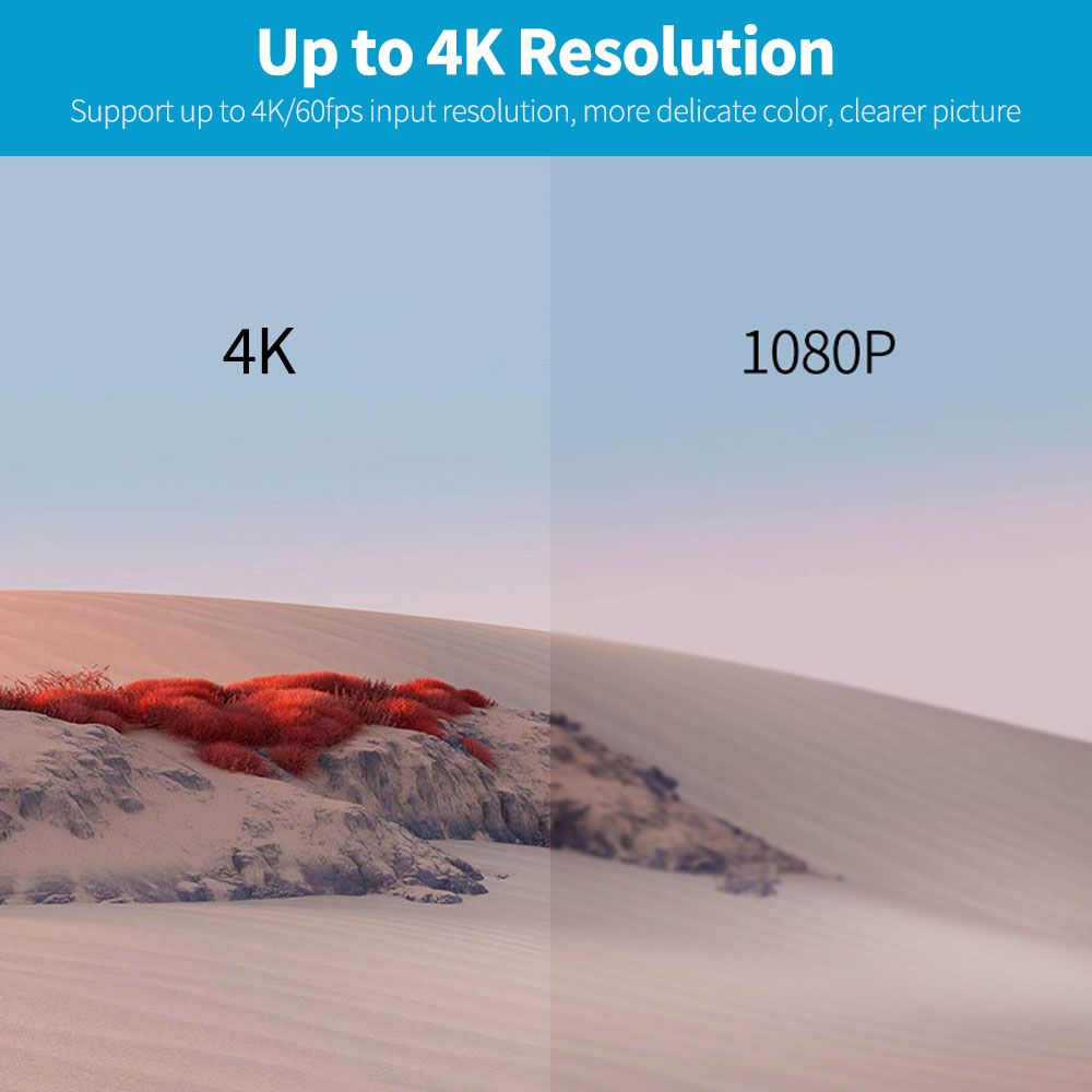 HD2.0 Audio Extractor Maximum Support 4K Input Resolution