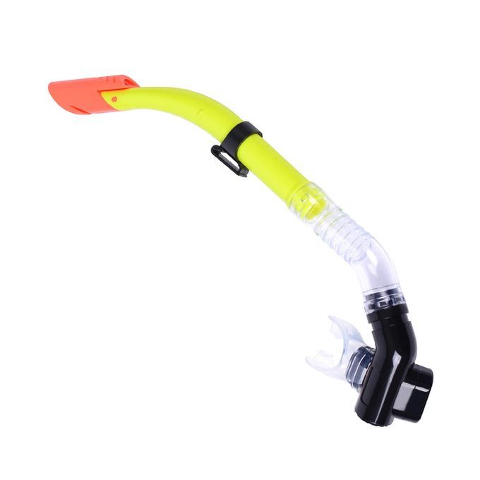 Semi Dry Snorkel Snorkeling Scuba Dive Swimming Freediving Yellow