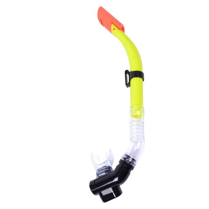 Semi Dry Snorkel Snorkeling Scuba Dive Swimming Freediving Yellow