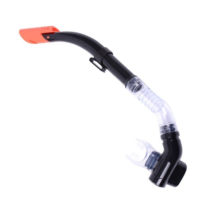 Semi Dry Snorkel Snorkeling Scuba Dive Swimming Freediving Black