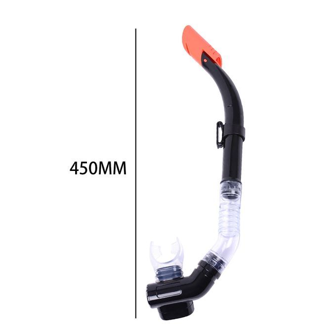 Semi Dry Snorkel Snorkeling Scuba Dive Swimming Freediving Black